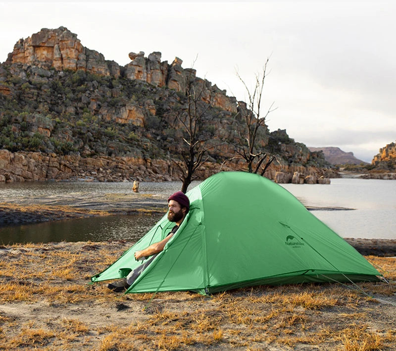 Naturehike Cloud Up 2 Person Camping Tent Waterproof Easy Build Ultralight Beach Tent Outdoor Hiking Backpacking Shelter Tents