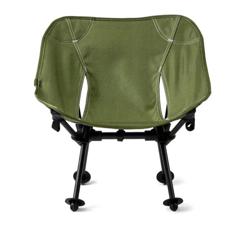 Children Camping Moon Chair Kids Folding Armchair Backrest Seat Mini Folding Ultralight Storage Moon Tactical Chair