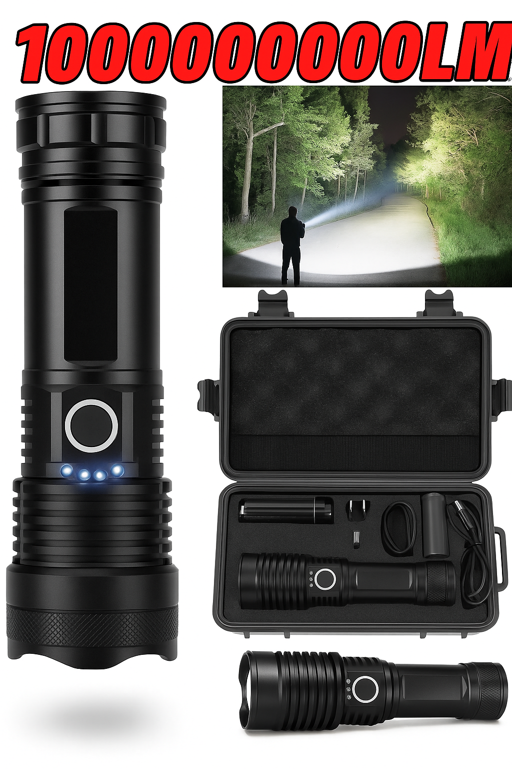 Ultra-Bright Tactical Flashlight