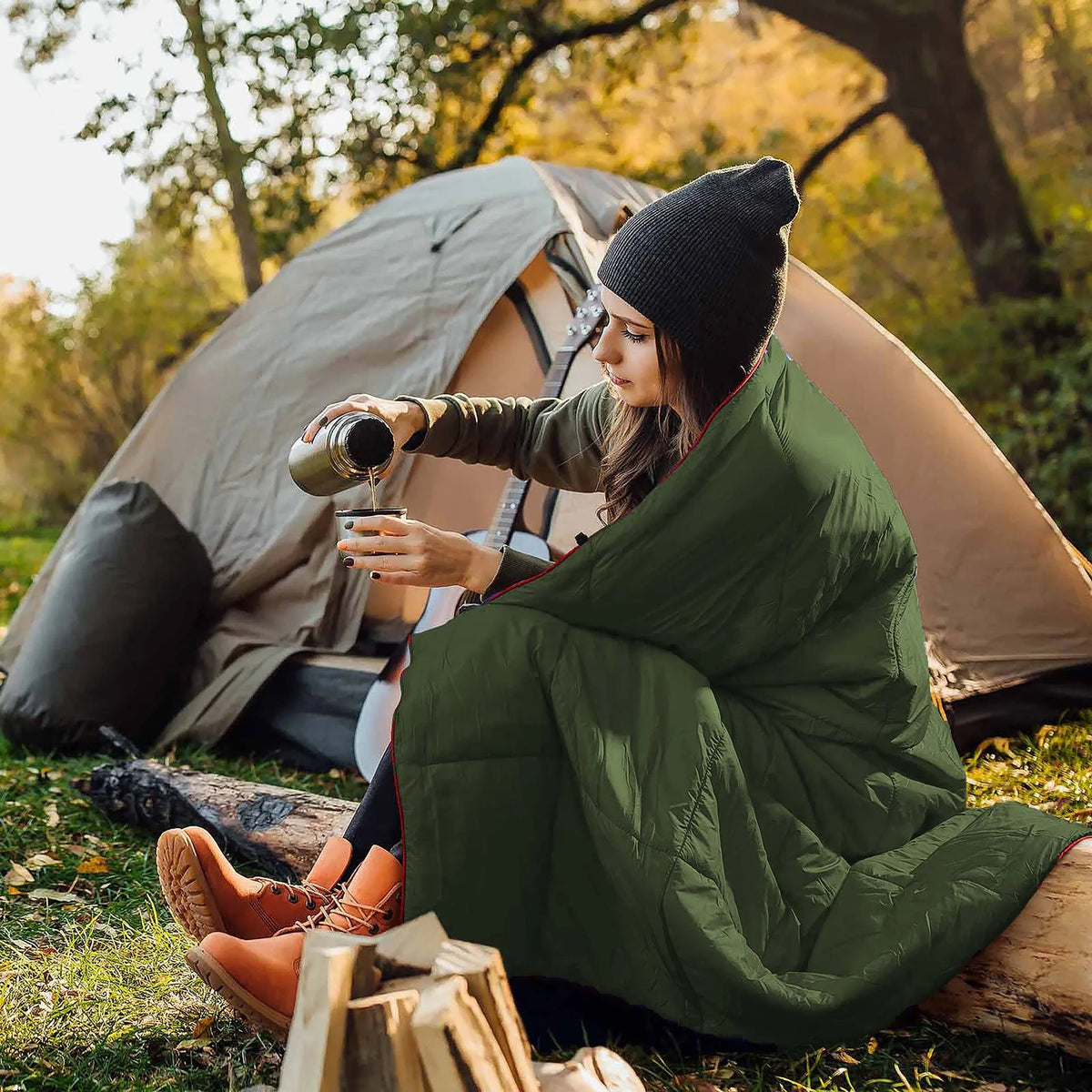 Camping lightweight Travel blanket Winter Summer Four Seasons Camping Mat For winter travel camping skiing
