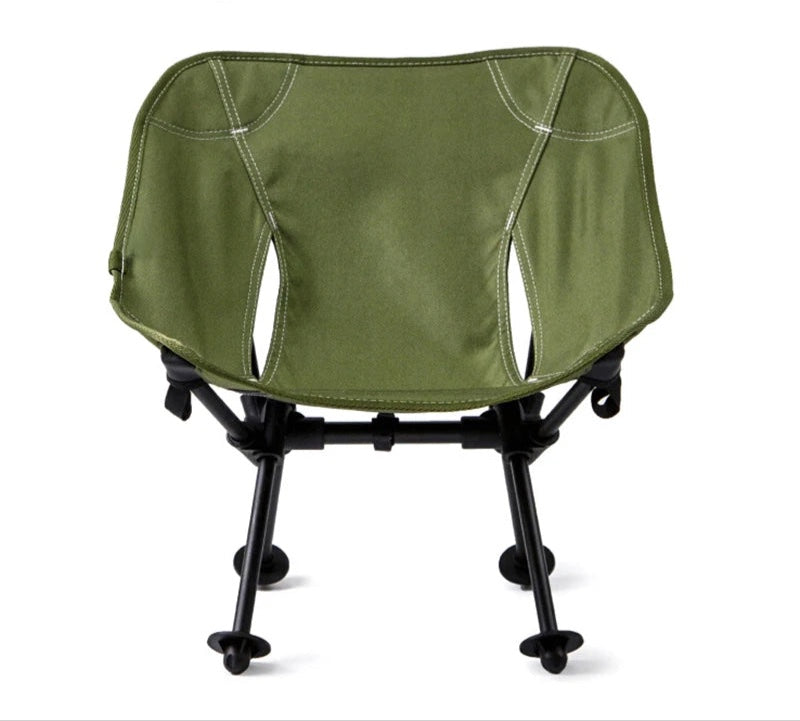 Children Camping Moon Chair Kids Folding Armchair Backrest Seat Mini Folding Ultralight Storage Moon Tactical Chair