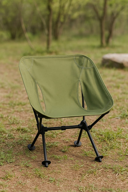 Children Camping Moon Chair Kids Folding Armchair Backrest Seat Mini Folding Ultralight Storage Moon Tactical Chair