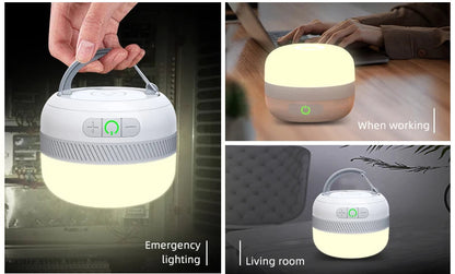LV10 Rechargeable Camping Lantern 230 Hour Camping Flashlight with Magnet Lighting Fixture Tent Fishing Portable Emergency Light