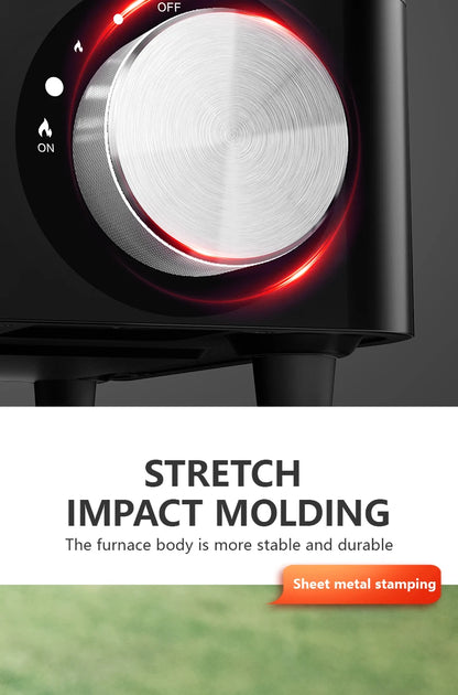 BISINNA Camping Gas Stove 5800W High Firepower Outdoor Portable Cassette Burner for Picnic Hiking Trekking