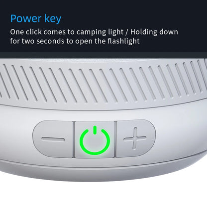 LV10 Rechargeable Camping Lantern 230 Hour Camping Flashlight with Magnet Lighting Fixture Tent Fishing Portable Emergency Light