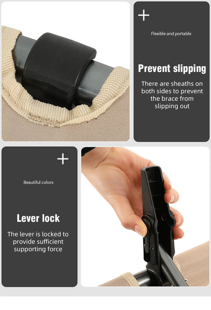 PACOONE Camping Cot  Folding Camping Bed Portable Outdoor Bed Comfortable Sleeping Cots for Adults & Kids Camping, Travel, RV