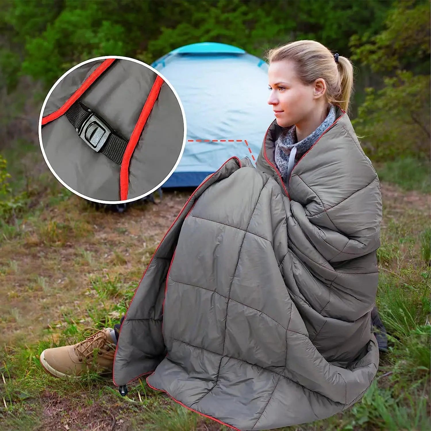 Camping lightweight Travel blanket Winter Summer Four Seasons Camping Mat For winter travel camping skiing