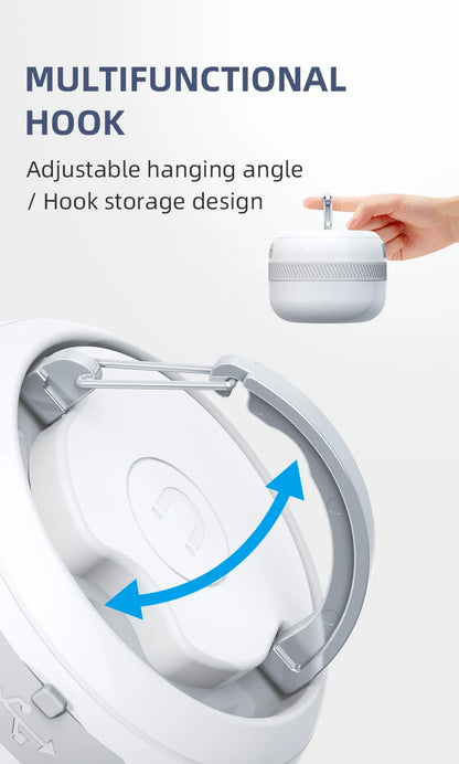 LV10 Rechargeable Camping Lantern 230 Hour Camping Flashlight with Magnet Lighting Fixture Tent Fishing Portable Emergency Light